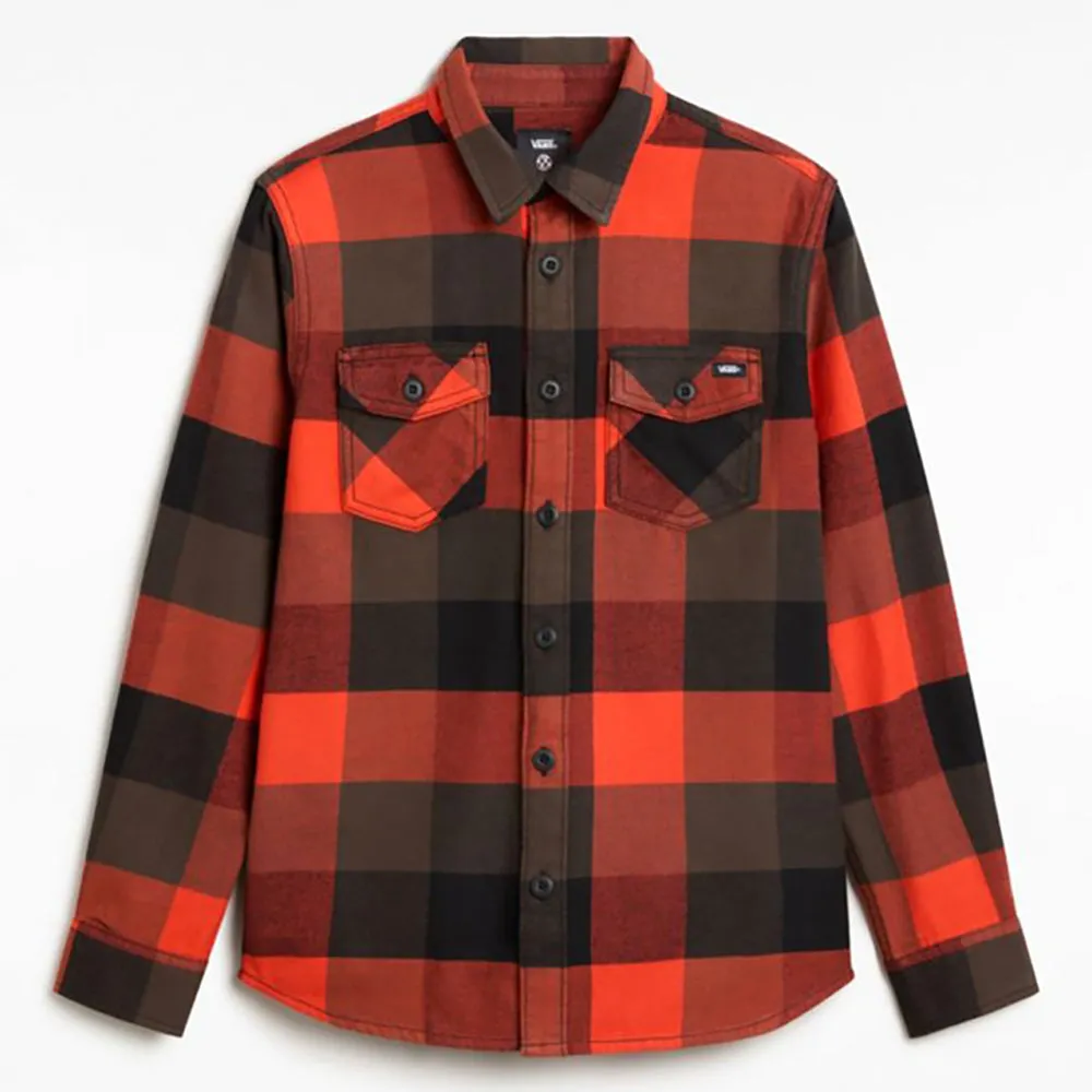 Vans Box Flannel Classic Shirt - Black/Fiesta