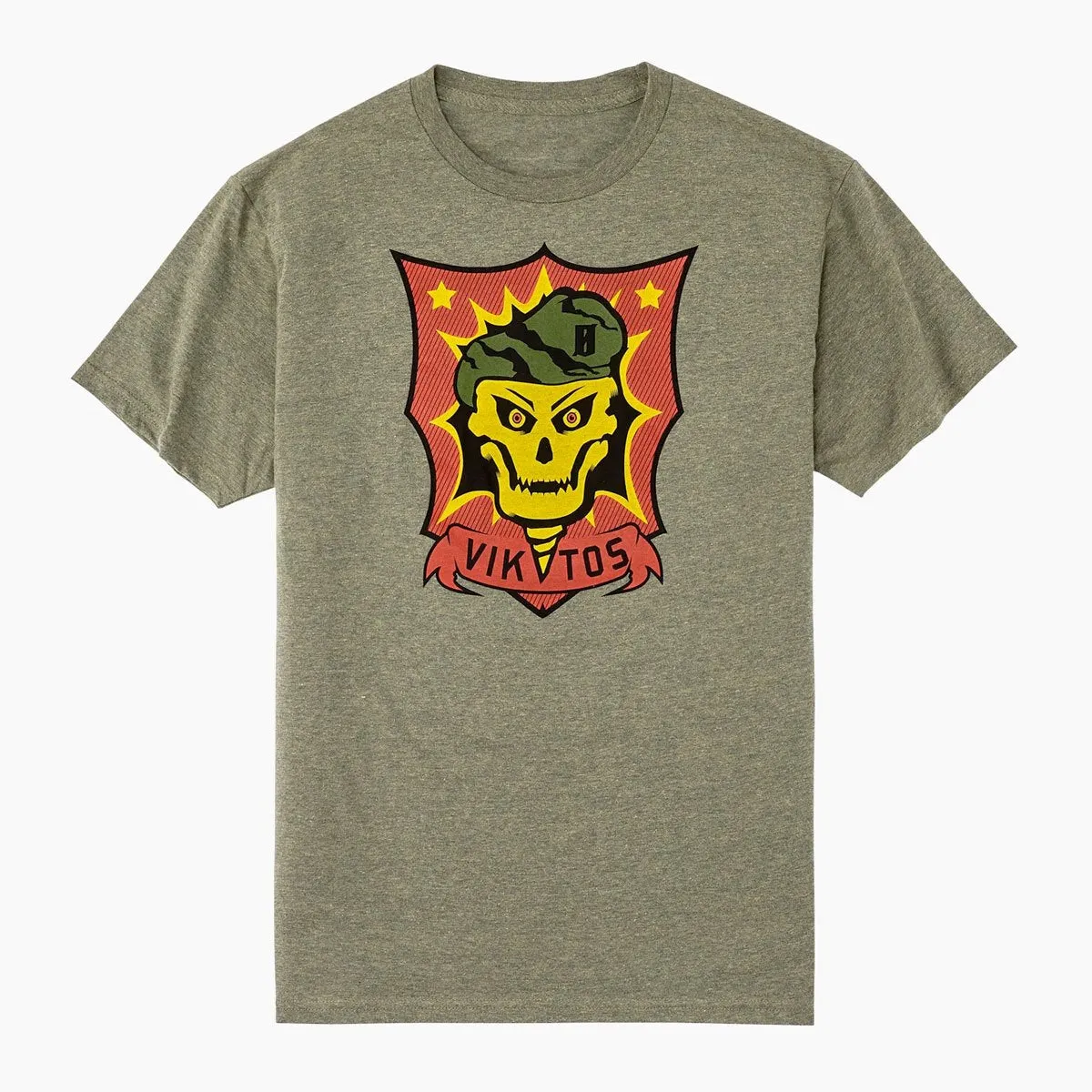 VIKTOS Mekong Tee Sage Black Heather