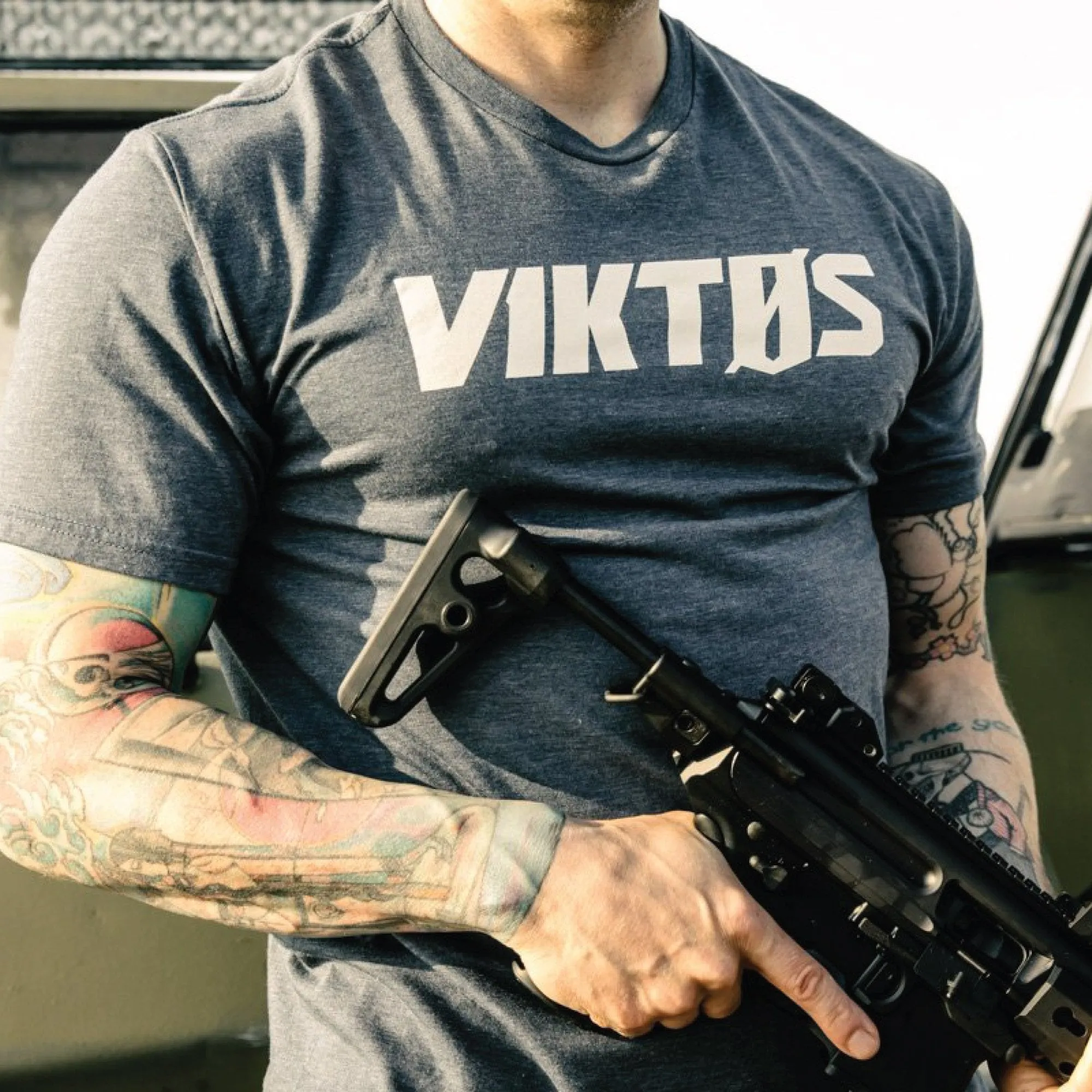 VIKTOS Tack Tee Navy Heather