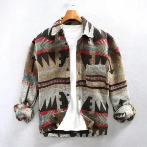 Vintage-Inspired Flannel Shirt for Men