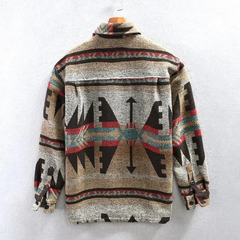 Vintage-Inspired Flannel Shirt for Men