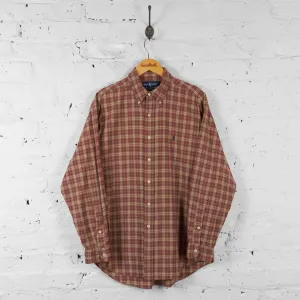 Vintage Ralph Lauren Checked Shirt - Brown - L