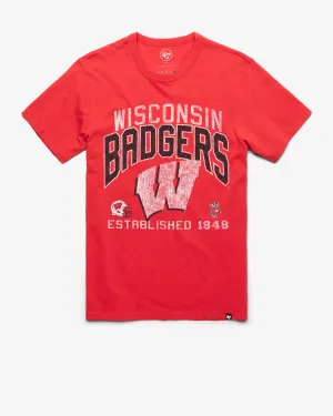 WISCONSIN BADGERS TURNED UP '47 FRANKLIN TEE