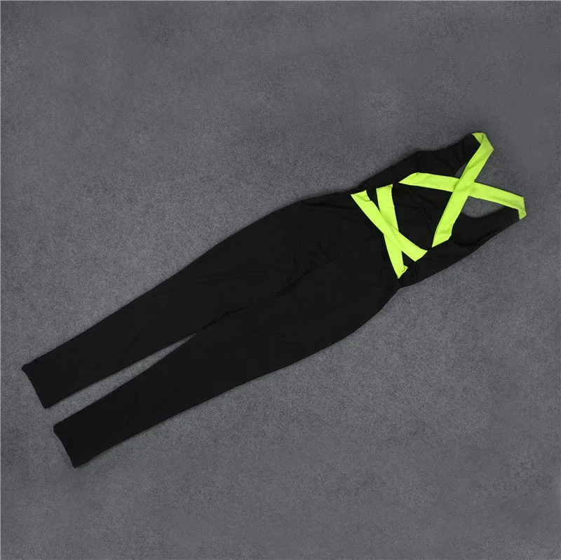 women Jumpsuit female bodysuit women's backless hollow out backless open back overall romper