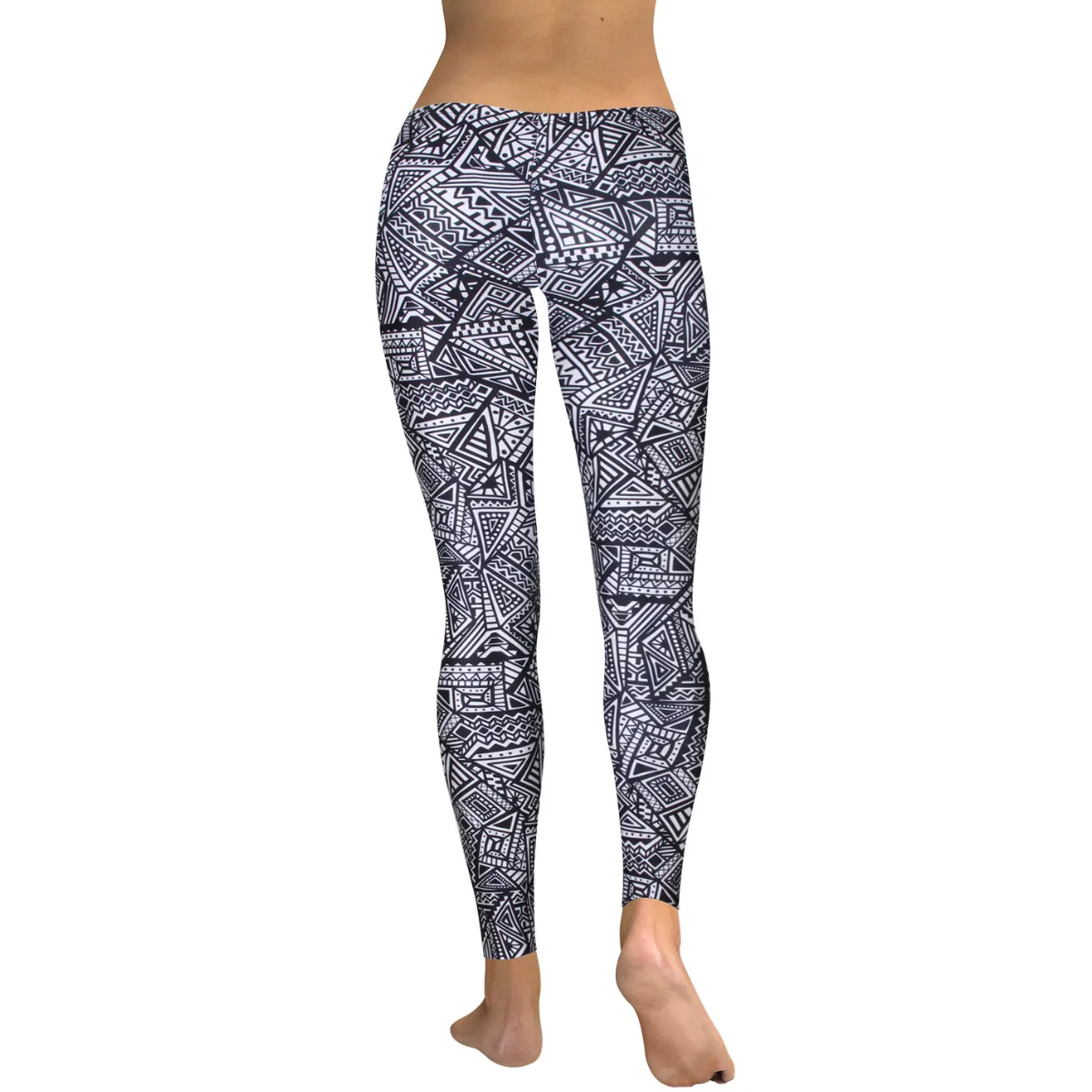 Women's Yoga Leggings -Geometric