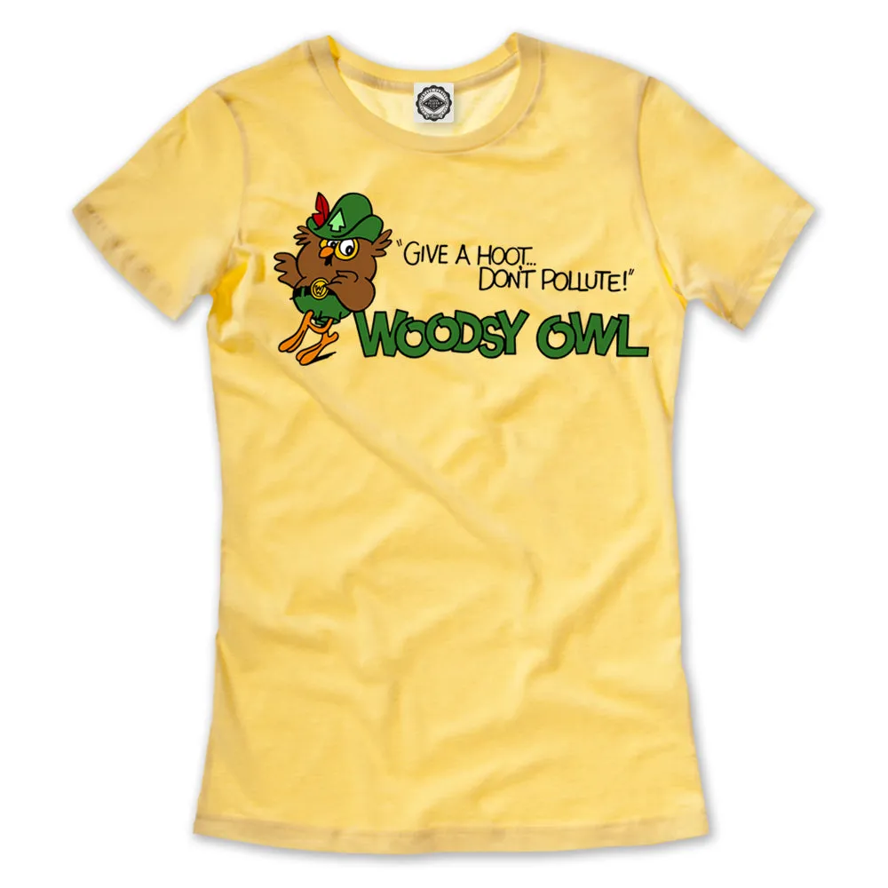 Woodsy Owl Logo Women's Tee