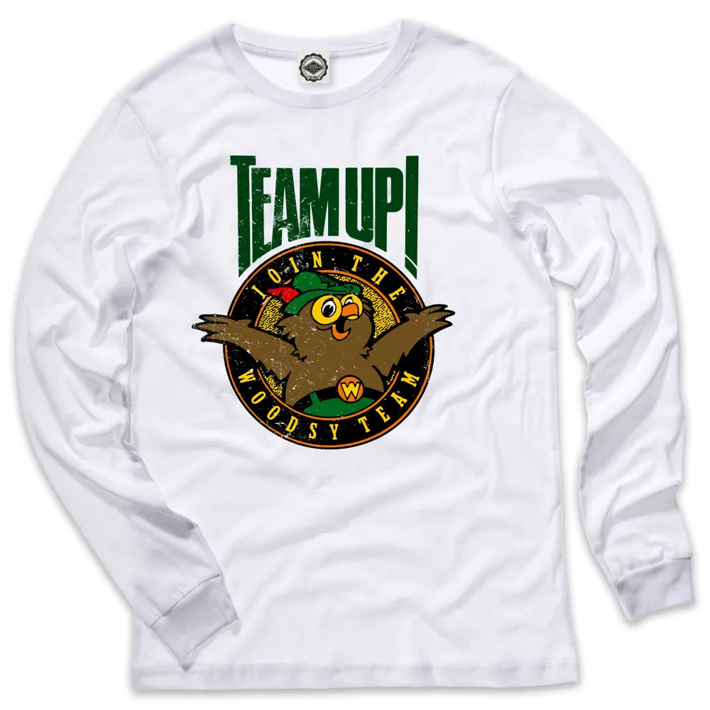 Woodsy Owl "Team Woodsy" Men's Long Sleeve Tee
