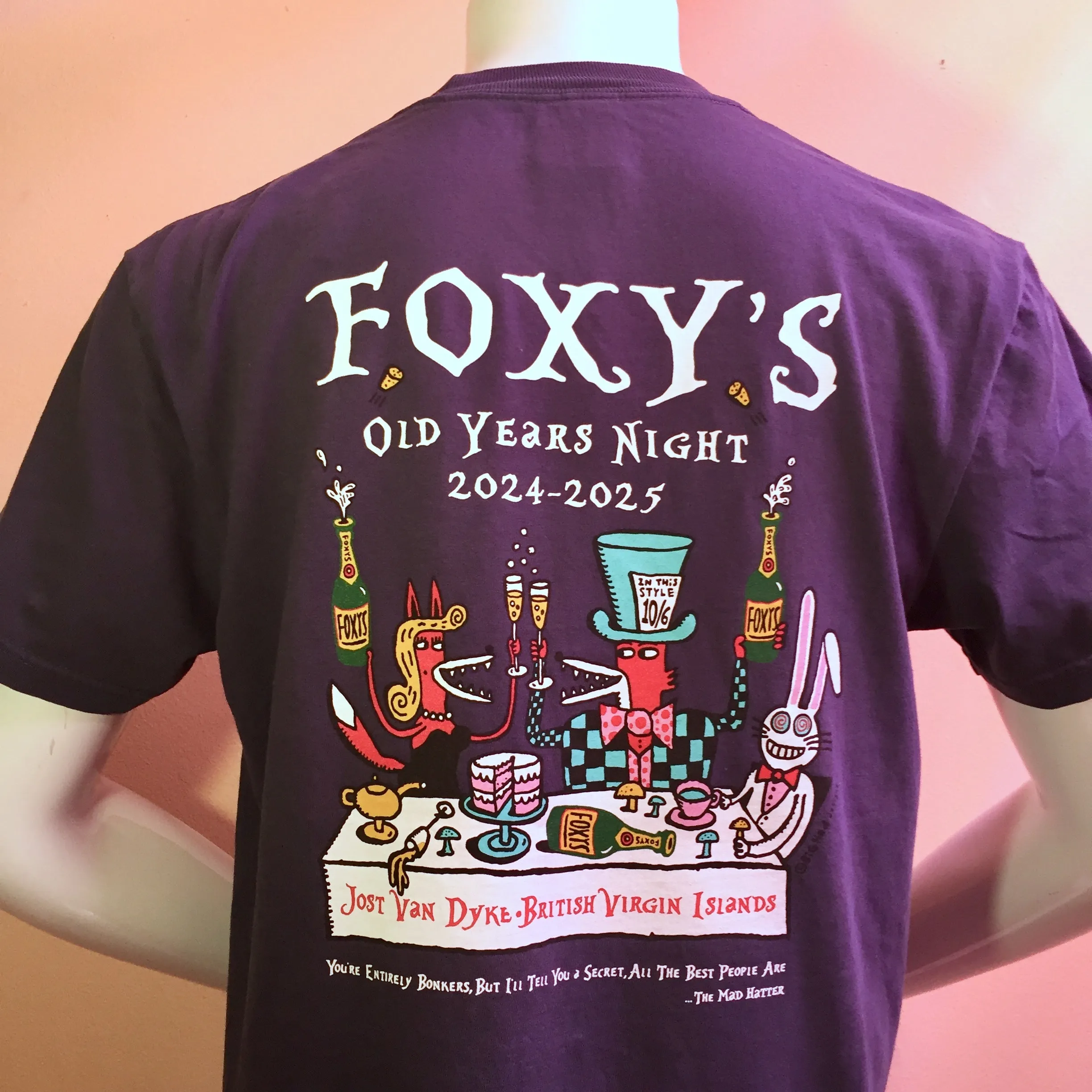 xFoxy's 'Mad Hatter's Tea Party' OYN 24-25 Event Short Sleeve Tee