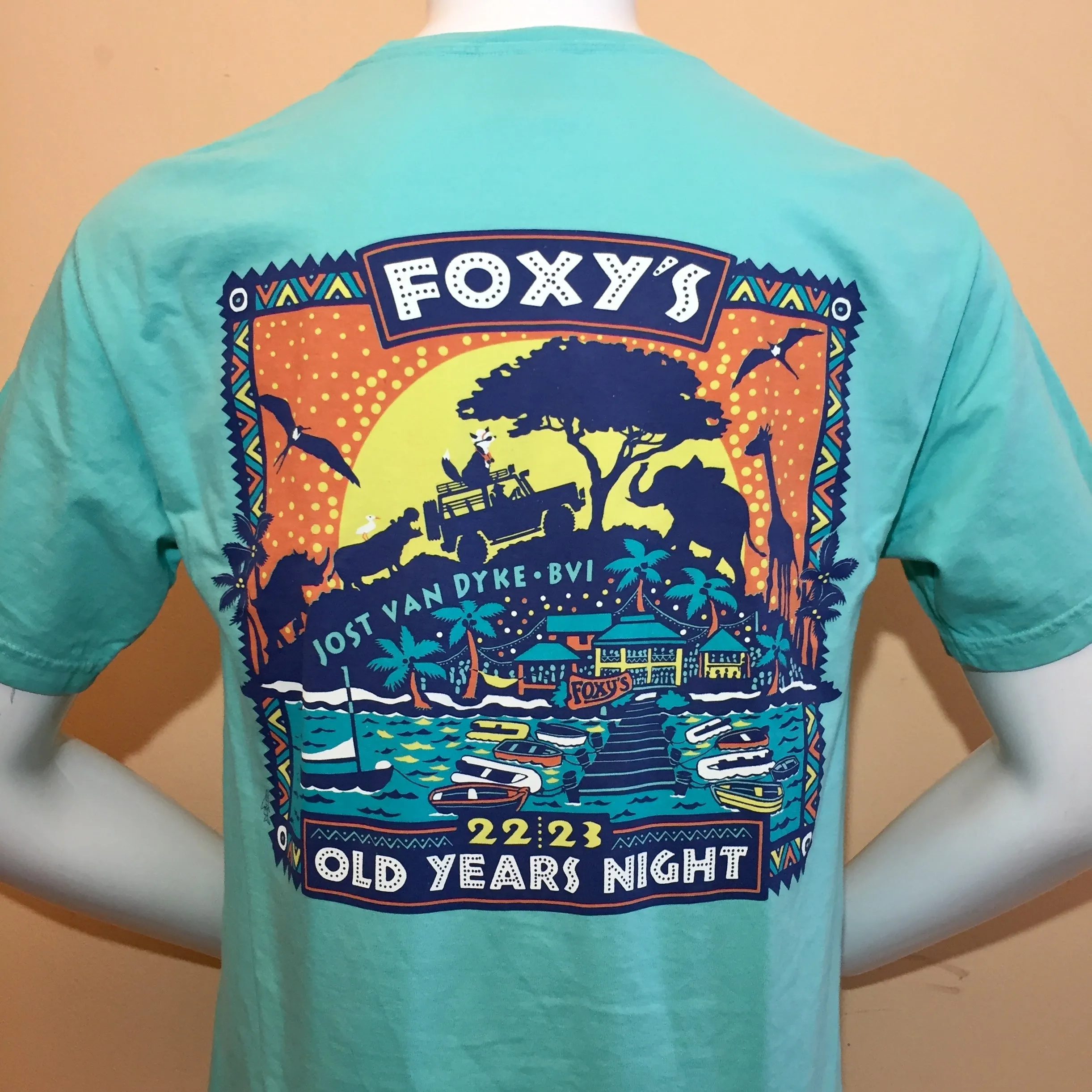 xFoxy's Old Year's Night Event Tee 22-23 'African Safari' Short Sleeve from Flying Fish