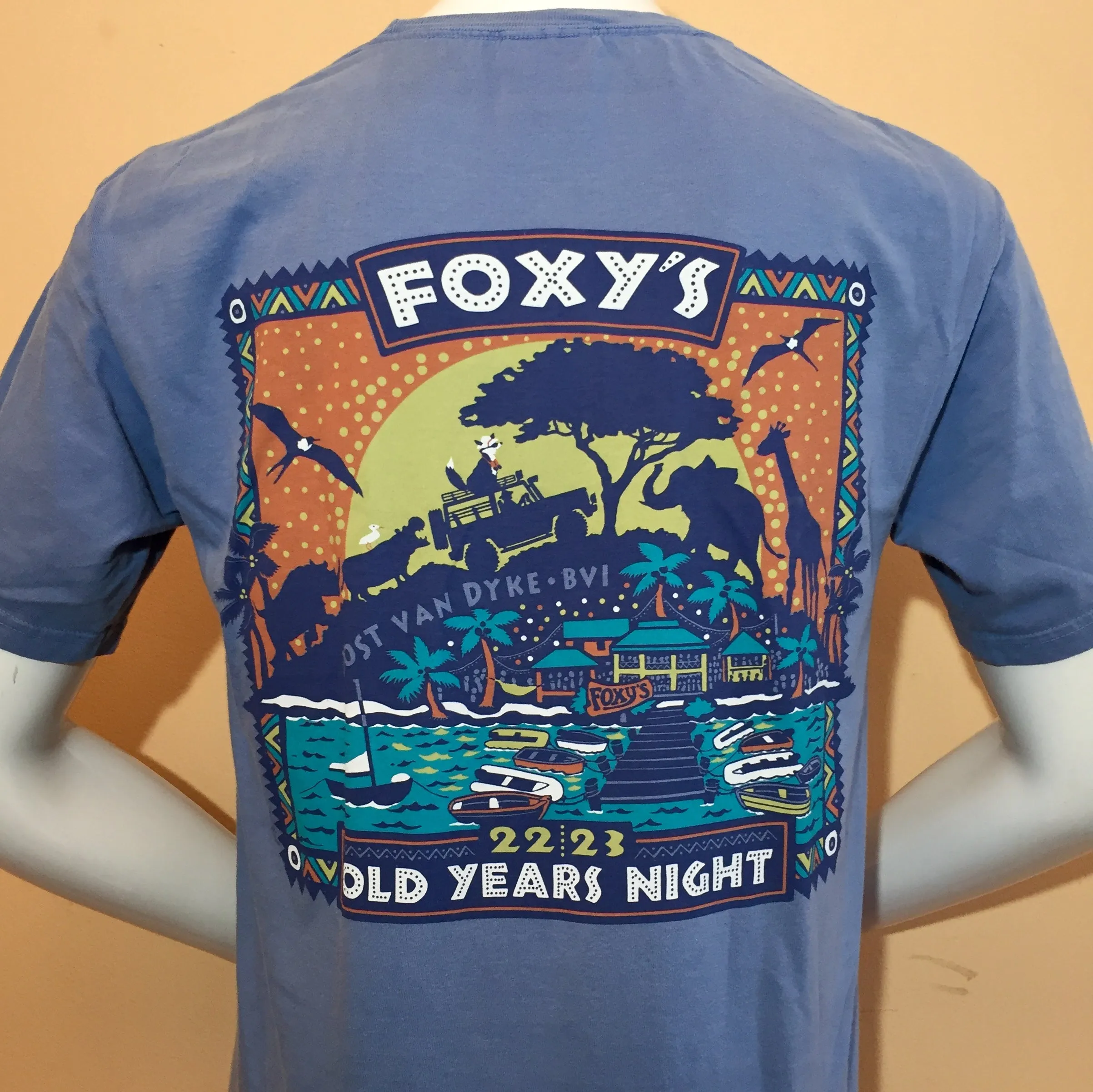 xFoxy's Old Year's Night Event Tee 22-23 'African Safari' Short Sleeve from Flying Fish