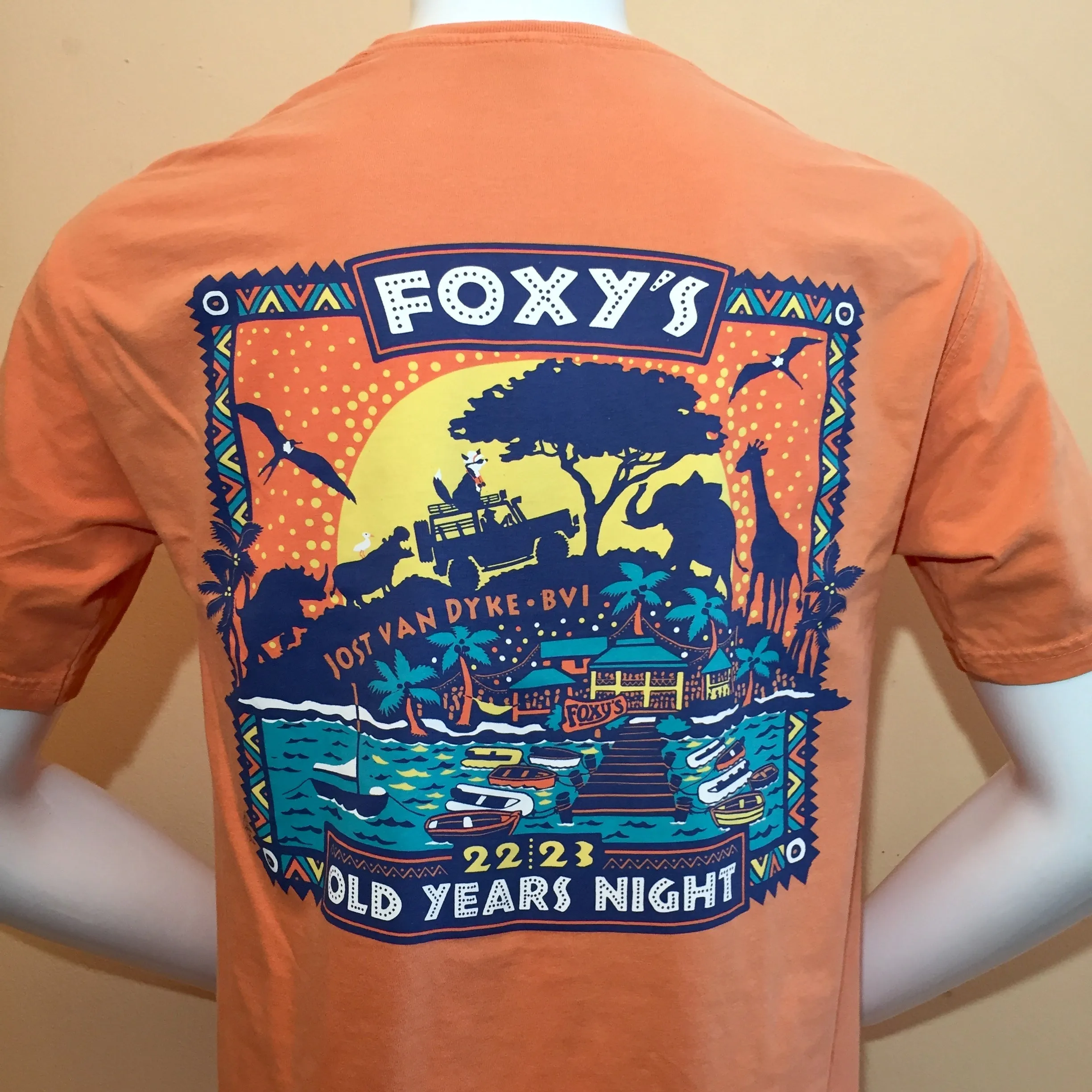 xFoxy's Old Year's Night Event Tee 22-23 'African Safari' Short Sleeve from Flying Fish