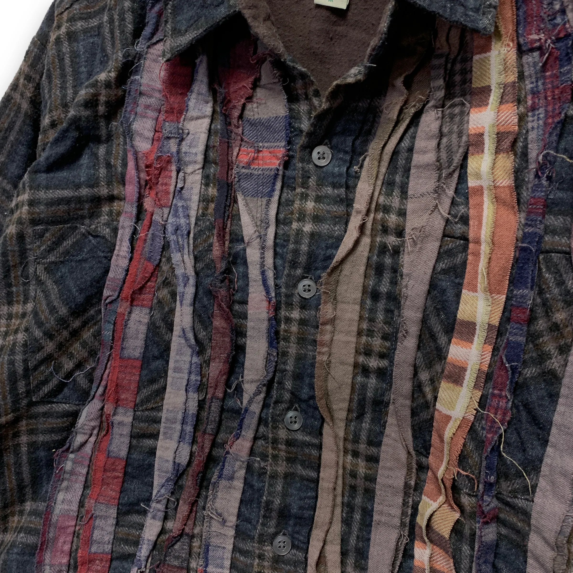 [XS] Needles Rebuild Ribbon Cut Flannel Shirt