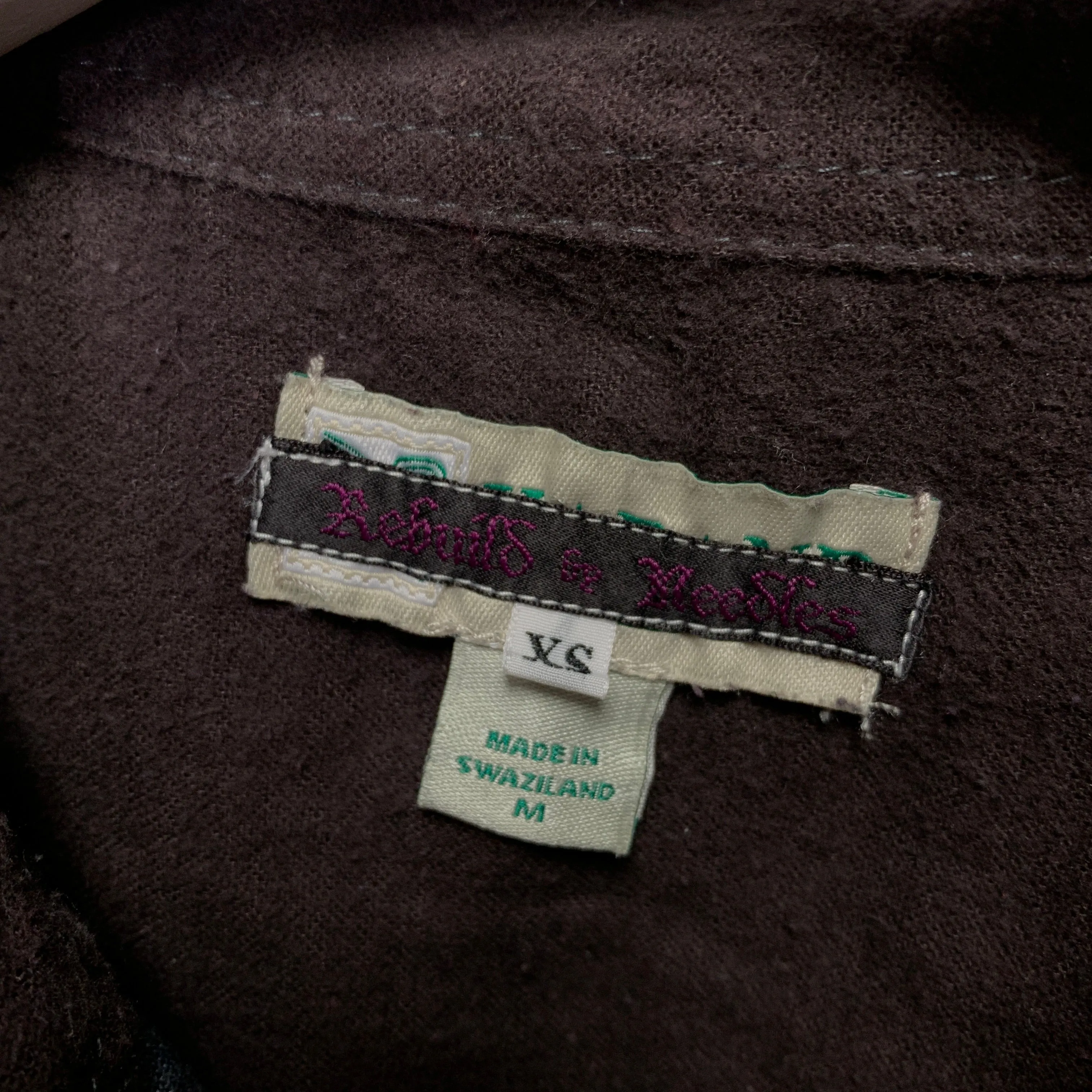 [XS] Needles Rebuild Ribbon Cut Flannel Shirt
