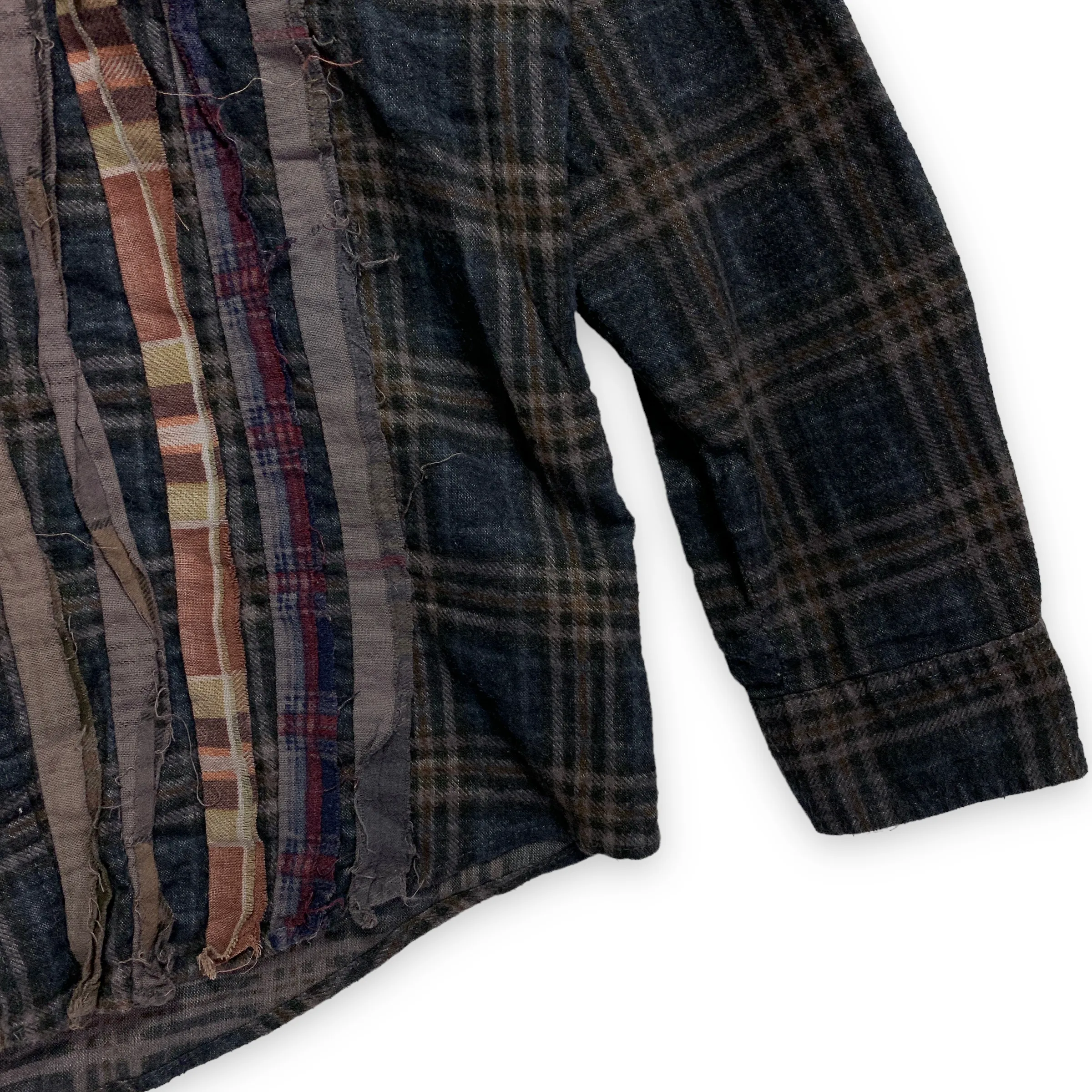 [XS] Needles Rebuild Ribbon Cut Flannel Shirt