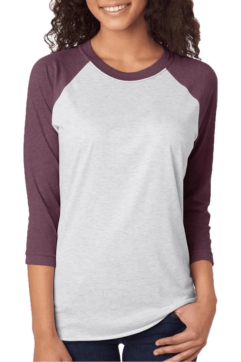 Your Crazy Is Showing Cow Tri-Blend Unisex 3/4 Raglan