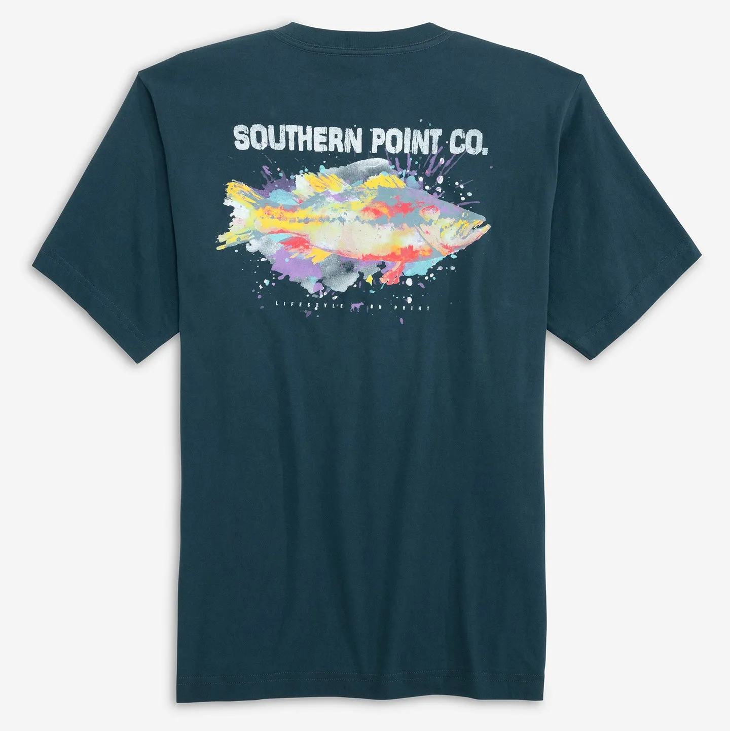 Youth Grouper Watercolor SHORT SLEEVE TEE FINAL SALE